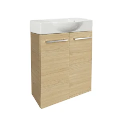 Fackelmann Gäste-WC Waschtischunterschrank SBC 520 x 600 x 243 mm Sandeiche