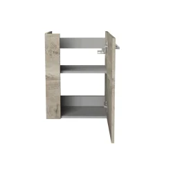 Fackelmann Gäste-WC Waschtischunterschrank rechts SBC 440 x 600 x 243 mm NatureOak