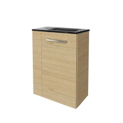 Fackelmann Gäste-WC Waschtischunterschrank rechts SBC 440 x 600 x 243 mm Sandeiche