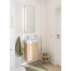 Fackelmann Gäste-WC Waschtischunterschrank rechts SBC 440 x 600 x 243 mm Sandeiche