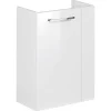 Fackelmann Gäste-WC Waschtischunterschrank links SBC 440 x 600 x 243 mm Weiß