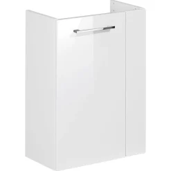 Fackelmann Gäste-WC Waschtischunterschrank links SBC 440 x 600 x 243 mm Weiß