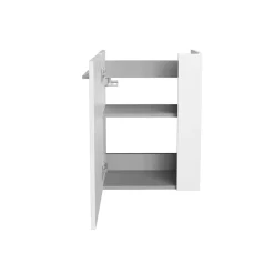 Fackelmann Gäste-WC Waschtischunterschrank links SBC 440 x 600 x 243 mm Weiß