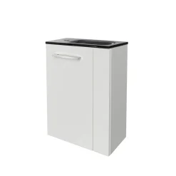 Fackelmann Gäste-WC Waschtischunterschrank links SBC 440 x 600 x 243 mm Weiß