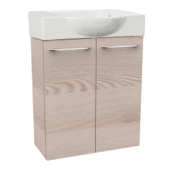 Fackelmann Gäste-WC Waschtischunterschrank SBC 520 x 600 x 243 mm Alaska-Esche