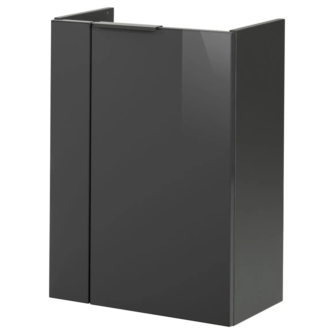 Fackelmann Gäste-WC Waschtischunterschrank rechts SBC 440 x 600 x 243 mm anthrazit