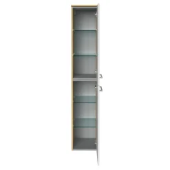 Fackelmann Hochschrank rechts B.Style 300 x 1620 x 316 mm Sandeiche/Weiß