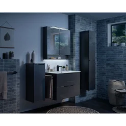 Fackelmann Midischrank LUNA 302 x 826 x 320 mm anthrazit