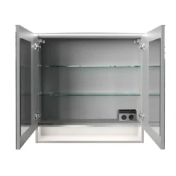 Fackelmann Spiegelschrank B.Style 800 x 812 x 153 mm Weiß LED