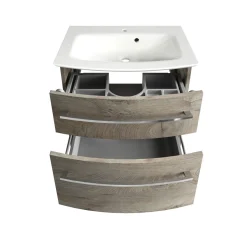 Fackelmann Waschtisch-Set B.Style 632 x 543 x 460 mm Nature Oak