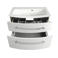 Fackelmann Waschtisch-Set B.Style 832 x 543 x 478 mm Nature Oak/Weiß