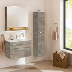 Fackelmann Waschtisch-Set B.Style 832 x 543 x 478 mm Nature Oak