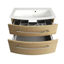 Fackelmann Waschtisch-Set B.Style 832 x 543 x 478 mm Sandeiche