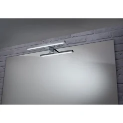 Fackelmann Aufsatzleuchte B.clever 30 x 4 x 12,5 cm silber