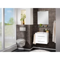 Fackelmann Flachspiegel B.clever 60 x 70 x 1,5 inkl Befestigungsmaterial