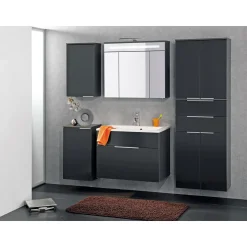 Fackelmann Gussbecken Kara weiß 80 x 50 cm