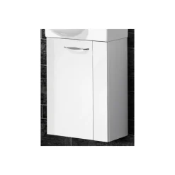 Fackelmann Keramik-Waschbecken für Gäste-WC 45 x 11 x 32 weiß