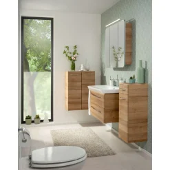 Fackelmann Keramik-Waschtisch Milano 88,5 x 17 x 54,5 cm weiß