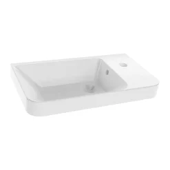 Fackelmann Keramik-Waschtisch 55,5 x 16 x 30 cm weiß