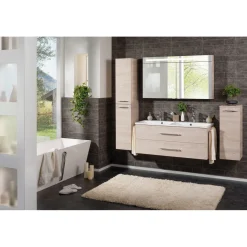 Fackelmann Midischrank B.clever 30,5 x 81 x 32 cm Alaska-Esche