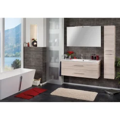 Fackelmann Waschtisch-Set B.clever 120 x 51 x 46 cm Alaska-Esche