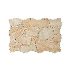 Feinsteinzeug-Wandverblender Miranda Crema 23 x 47 x 0,8 cm