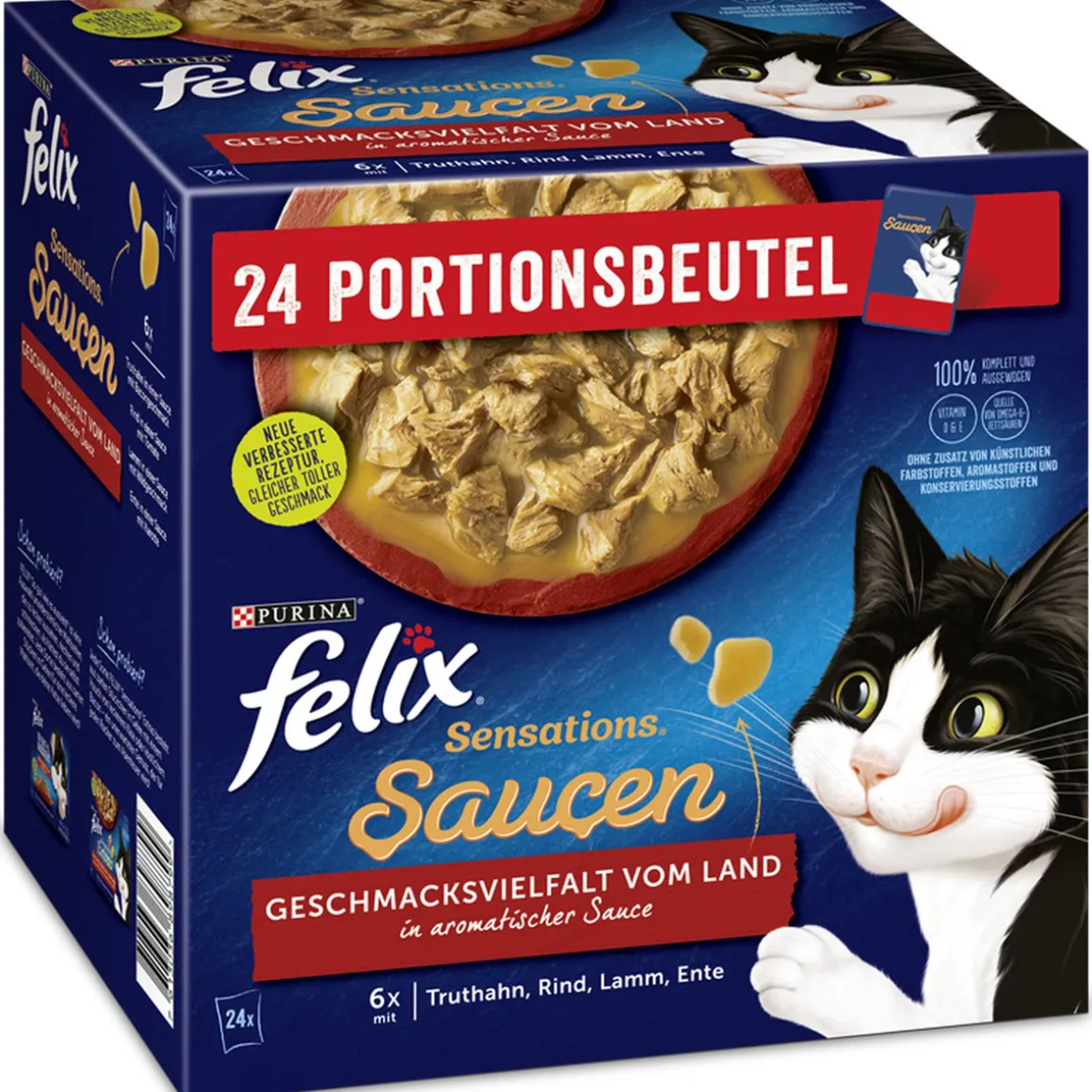 Felix „Sensation Saucen“ vom Land, 24x85g, Portionsbeutel