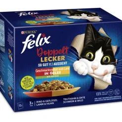 Felix „So gut wie es aussieht“ Doppelt lecker vom Land, Bohnen, 12x85g, Portionsbeutel