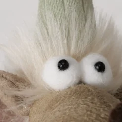 Figur Bruny sortiert Elch 17 x 12 x 45 cm cremeweiß braun hellgrün Textil