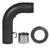 FIREFIX Rauchrohr 150 mm schwarz Set