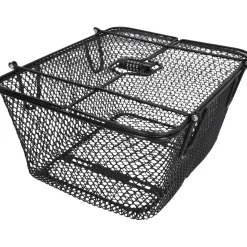 Fischer Fahrrad Gepäckträgerkorb PLUS Safe engmaschig schwarz