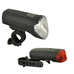 Fischer Fahrrad LED Beleuchtungsset 70/35/18 Lux