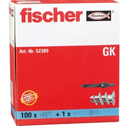 Fischer Gipskartondübel 100 Stück