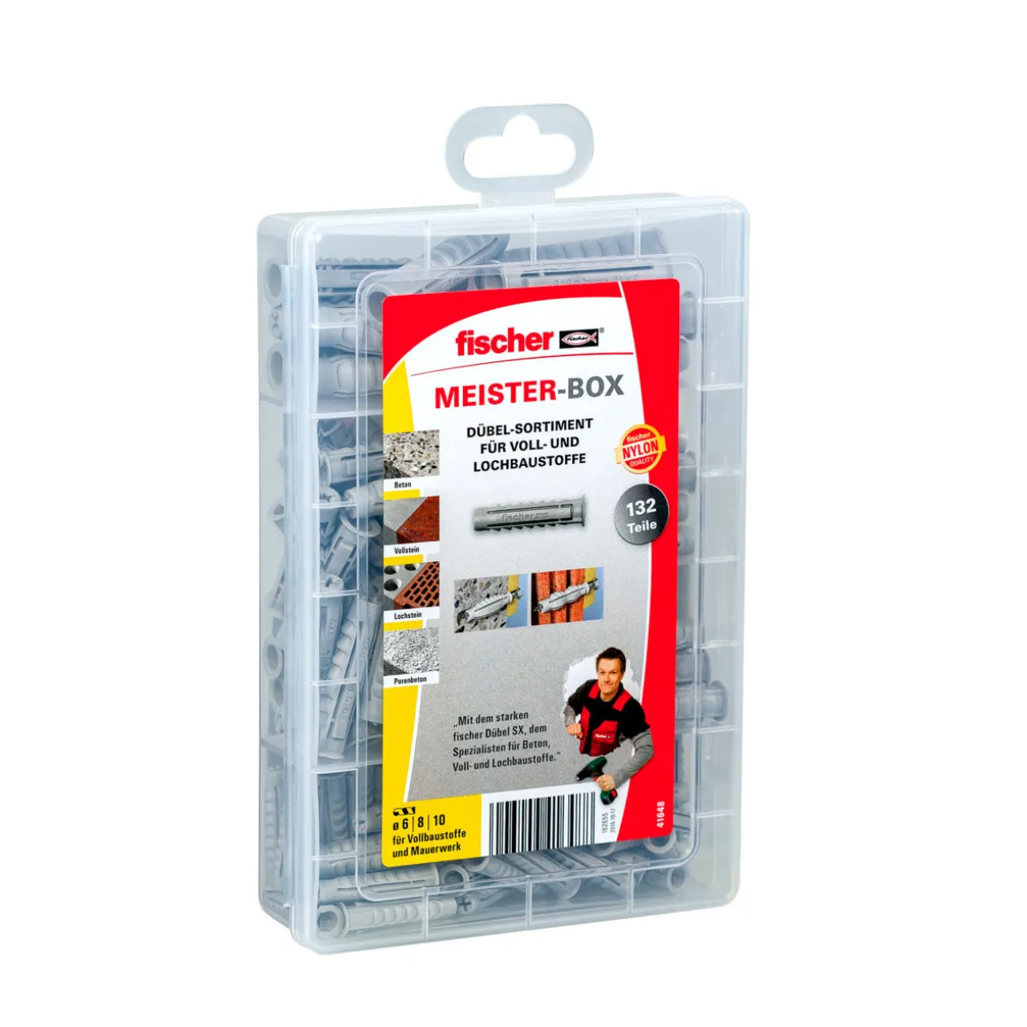 Fischer Sortimentsbox SX-Dübel 132-teilig