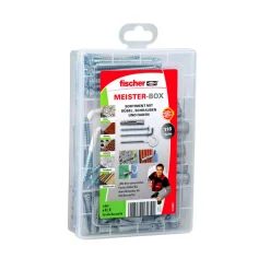 Fischer Sortimentsbox UX mit Schrauben und Haken 118-teilig