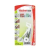 Fischer Universaldübel UX 8 x 50 mm mit Winkelhaken nylonbeschichtet 2 Stück
