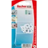Fischer Wandhaken Fast und Fix weiß 8 Stück