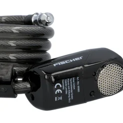 Fischer Bikes Alarm-Spiralschloss 120 cm 12 mm