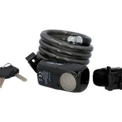 Fischer Bikes Alarm-Spiralschloss 120 cm 12 mm