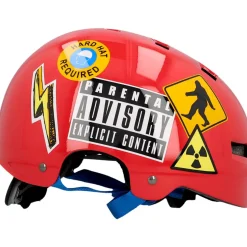 Fischer Bikes Fahrradhelm BMX Sticky rot Größe S/M