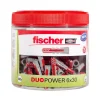 Fischer Dübel DuoPower 6 x 30 mm in Runddose 202 Stück