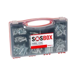 Fischer Sortimentsbox SOS-Box Dübel und Schrauben 180-teilig