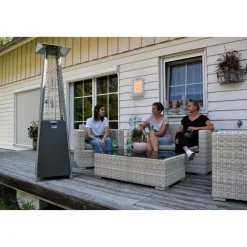 Flammenheizer CHEOPS II weiß