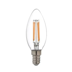 FLECTOR Filament LED Leuchtmittel KerzeE14 4,5W, 470lm, 220-240V, 2700K