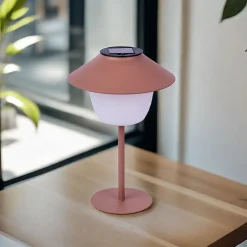 Flector Garten LED Solar Tischleuchte terracotta