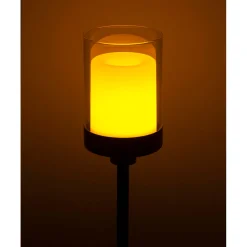 Flector Garten LED-Solar-Dekospieß Nordic schwarz