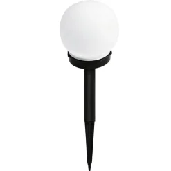 Flector Garten LED-Solar-Kugelleuchte schwarz 10 x 33 cm
