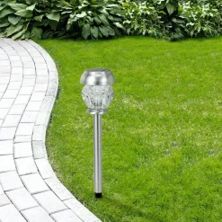 Flector Garten LED-Solarleuchte Diamant warmweiß
