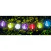 Flector Garten LED-Solar-Lichterkette Lampion mehrfarbig