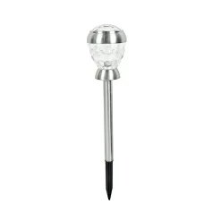 Flector Garten LED-Solarspieß Berry 10 x 47 cm Edelstahl